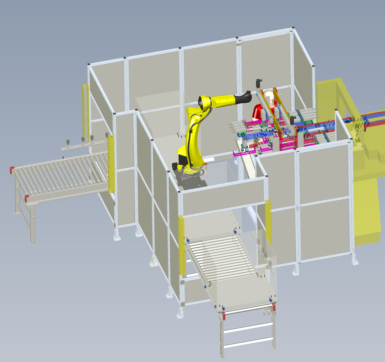 New Robot Cell Machine Vision